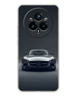 Чехол для Realme 14 Pro 5G с картинкой «Mercedes на черном»