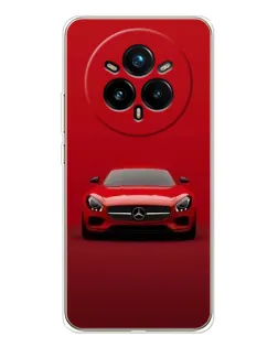 Чехол для Realme 14 Pro 5G с картинкой «Красный Mercedes AMG»