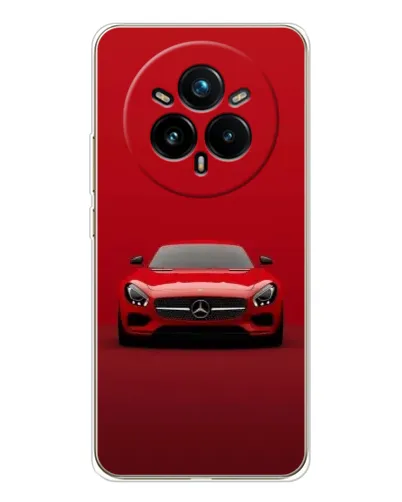 Чехол для Realme 14 Pro 5G с картинкой «Красный Mercedes AMG»