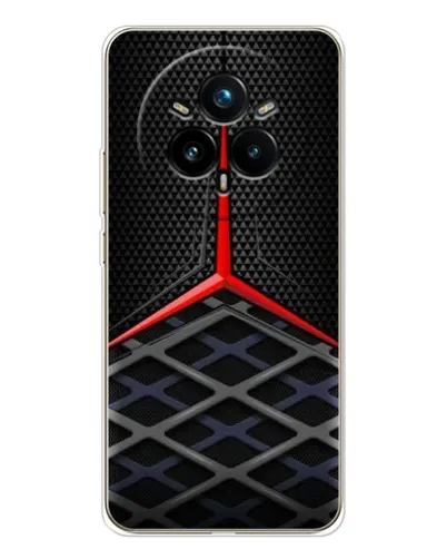 Чехол для Realme 14 Pro 5G с картинкой «Mercedes Carbon Grid»