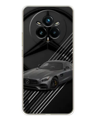 Чехол для Realme 14 Pro 5G с картинкой «Mercedes AMG — графика»