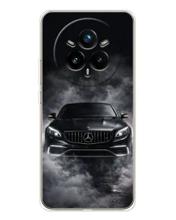 Чехол для Realme 14 Pro 5G с картинкой «Mercedes в дыму»