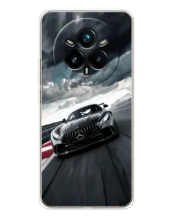 Чехол для Realme 14 Pro 5G с картинкой «Гоночный Mercedes AMG»