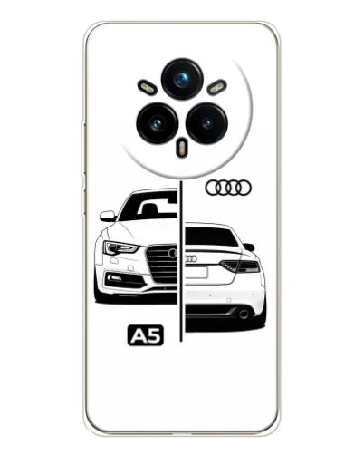 Чехол для Realme 14 Pro 5G с картинкой «Audi — контрастный дизайн» Чехол для Realme 14 Pro 5G с картинкой «Audi — контрастный дизайн»