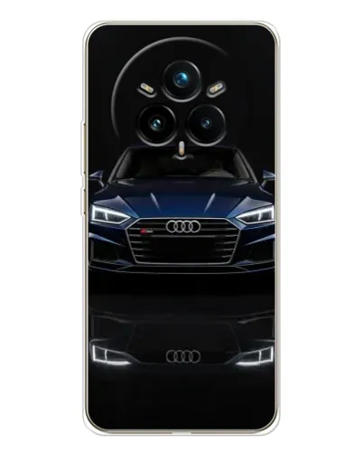 Чехол для Realme 14 Pro 5G с картинкой «Audi — ночное отражение» Чехол для Realme 14 Pro 5G с картинкой «Audi — ночное отражение»
