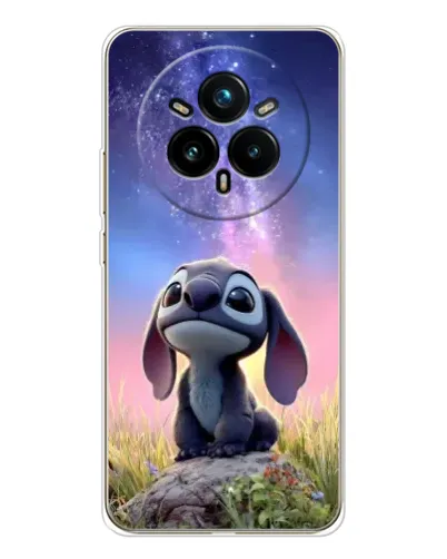 Чехол для Realme 14 Pro 5G с картинкой «Стич на рассвете» Чехол для Realme 14 Pro 5G с картинкой «Стич на рассвете»