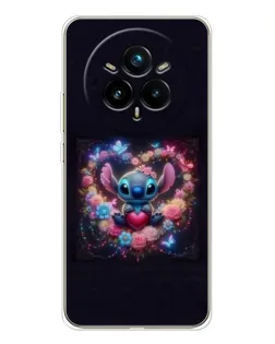 Чохол для Realme 14 Pro 5G з картинкою «Stitch у квітах» Чохол для Realme 14 Pro 5G з картинкою «Stitch у квітах»