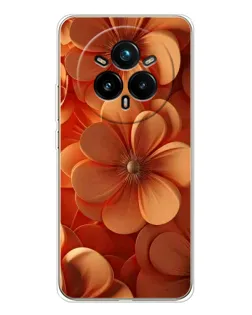Чехол для Realme 14 Pro 5G с картинкой «Оранжевый макро цветок» Чехол для Realme 14 Pro 5G с картинкой «Оранжевый макро цветок»