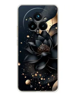 Чехол для Realme 14 Pro 5G с картинкой «Черный лотос» Чехол для Realme 14 Pro 5G с картинкой «Черный лотос»