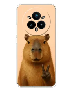 Чохол для Realme 14 Pro 5G з картинкою «Капібара вікторія»