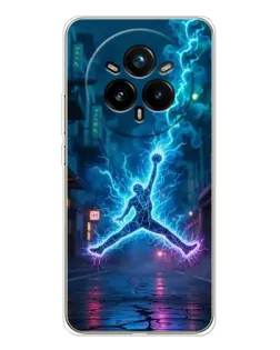 Чохол для Realme 14 Pro Plus з картинкою «Jordan Gold Jumpman» Чохол для Realme 14 Pro Plus з картинкою «Jordan Gold Jumpman»
