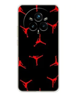 Чохол для Realme 14 Pro Plus з картинкою «Jordan Red Pattern» Чохол для Realme 14 Pro Plus з картинкою «Jordan Red Pattern»