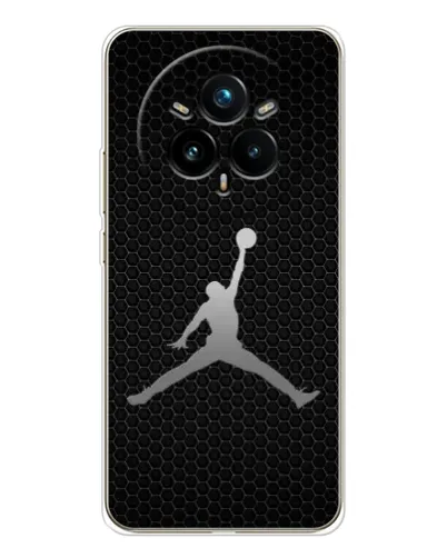 Чехол для Realme 14 Pro Plus с картинкой «Jordan Dark Carbon»