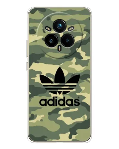 Чехол для Realme 14 Pro Plus с картинкой «Милитари стиль Adidas» Чехол для Realme 14 Pro Plus с картинкой «Милитари стиль Adidas»