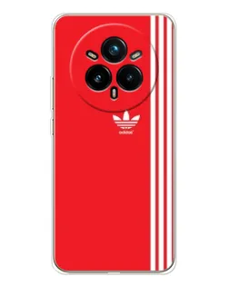 Чохол для Realme 14 Pro Plus з картинкою «Червоний мінімалізм Adidas» Чохол для Realme 14 Pro Plus з картинкою «Червоний мінімалізм Adidas»