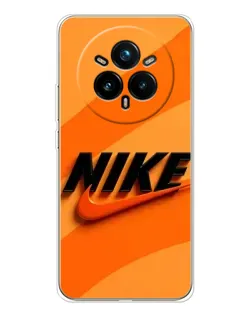 Чохол для Realme 14 Pro Plus з картинкою «Помаранчевий драйв Nike» Чохол для Realme 14 Pro Plus з картинкою «Помаранчевий драйв Nike»