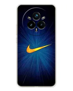 Чехол для Realme 14 Pro Plus с картинкой «Синий пульс Nike» Чехол для Realme 14 Pro Plus с картинкой «Синий пульс Nike»
