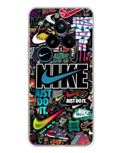 Чехол для Realme 14 Pro Plus с картинкой «Яркий коллаж Nike» Чехол для Realme 14 Pro Plus с картинкой «Яркий коллаж Nike»