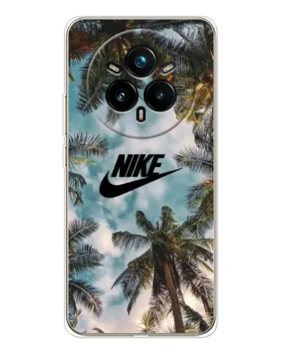 Чехол для Realme 14 Pro Plus с картинкой «Тропический принт Nike» Чехол для Realme 14 Pro Plus с картинкой «Тропический принт Nike»