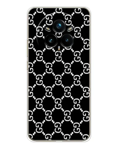 Чехол для Realme 14 Pro Plus с картинкой «Gucci — сетчатый паттерн» Чехол для Realme 14 Pro Plus с картинкой «Gucci — сетчатый паттерн»