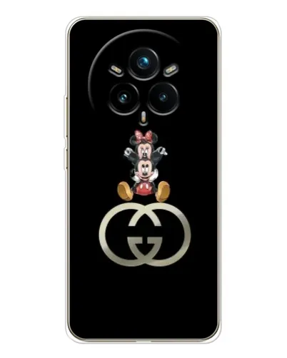 Чехол для Realme 14 Pro Plus с картинкой «Минни Маус на лого» Чехол для Realme 14 Pro Plus с картинкой «Минни Маус на лого»