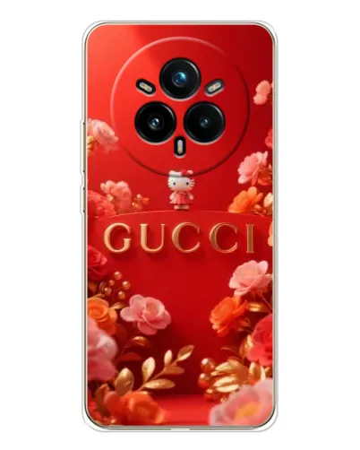 Чехол для Realme 14 Pro Plus с картинкой «Gucci — золотой сад» Чехол для Realme 14 Pro Plus с картинкой «Gucci — золотой сад»