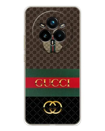 Чехол для Realme 14 Pro Plus с картинкой «Gucci — брендированный десерт» Чехол для Realme 14 Pro Plus с картинкой «Gucci — брендированный десерт»