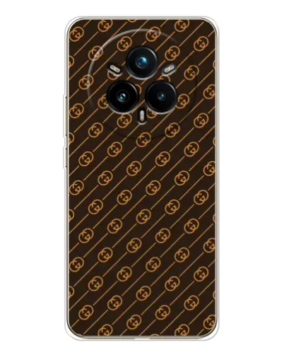 Чехол для Realme 14 Pro Plus с картинкой «Gucci — золотые диагонали» Чехол для Realme 14 Pro Plus с картинкой «Gucci — золотые диагонали»