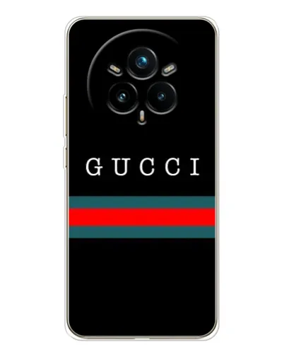 Чехол для Realme 14 Pro Plus с картинкой «Gucci — красный пояс» Чехол для Realme 14 Pro Plus с картинкой «Gucci — красный пояс»