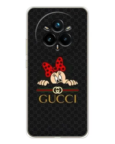 Чехол для Realme 14 Pro Plus с картинкой «Минни Маус Gucci — черный» Чехол для Realme 14 Pro Plus с картинкой «Минни Маус Gucci — черный»