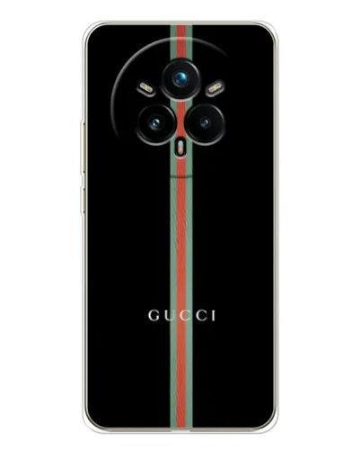 Чехол для Realme 14 Pro Plus с картинкой «Gucci — строгая линия» Чехол для Realme 14 Pro Plus с картинкой «Gucci — строгая линия»
