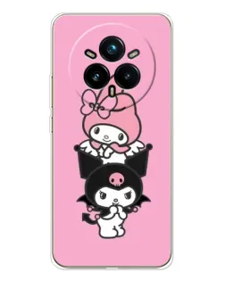 Чохол для Realme 14 Pro Plus з картинкою «My Melody та Kuromi» Чохол для Realme 14 Pro Plus з картинкою «My Melody та Kuromi»