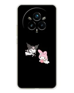 Чохол для Realme 14 Pro Plus з картинкою «My Melody та Kuromi» Чохол для Realme 14 Pro Plus з картинкою «My Melody та Kuromi»
