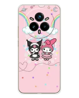 Чохол для Realme 14 Pro Plus з картинкою «My Melody та Kuromi» Чохол для Realme 14 Pro Plus з картинкою «My Melody та Kuromi»