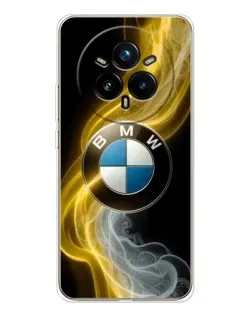 Чохол для Realme 14 Pro Plus з картинкою «Золотистий дим BMW» Чохол для Realme 14 Pro Plus з картинкою «Золотистий дим BMW»