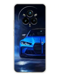 Чохол для Realme 14 Pro Plus з картинкою «Блакитна BMW M4» Чохол для Realme 14 Pro Plus з картинкою «Блакитна BMW M4»