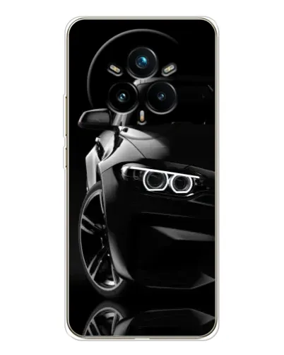 Чехол для Realme 14 Pro Plus с картинкой «Черная BMW — профиль» Чехол для Realme 14 Pro Plus с картинкой «Черная BMW — профиль»