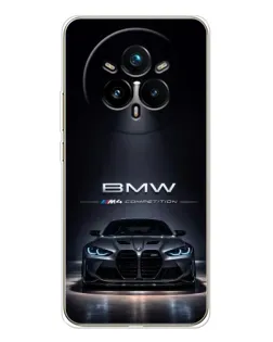 Чохол для Realme 14 Pro Plus з картинкою «BMW крізь нічне місто» Чохол для Realme 14 Pro Plus з картинкою «BMW крізь нічне місто»
