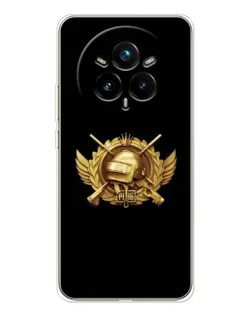 Чехол для Realme 14 Pro Plus с картинкой «PUBG — оранжевый градиент» Чехол для Realme 14 Pro Plus с картинкой «PUBG — оранжевый градиент»