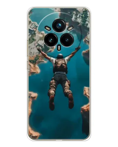 Чехол для Realme 14 Pro Plus с картинкой «PUBG — свободное падение» Чехол для Realme 14 Pro Plus с картинкой «PUBG — свободное падение»