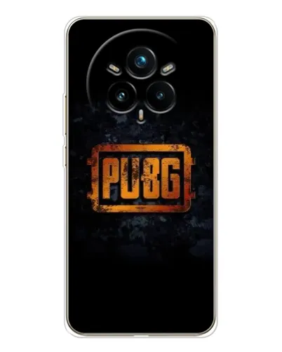 Чехол для Realme 14 Pro Plus с картинкой «PUBG — золотой логотип» Чехол для Realme 14 Pro Plus с картинкой «PUBG — золотой логотип»