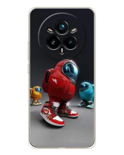 Чехол для Realme 14 Pro Plus с картинкой «Among Us — 3D стиль»
