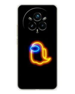 Чехол для Realme 14 Pro Plus с картинкой «Among Us неоновое сияние» Чехол для Realme 14 Pro Plus с картинкой «Among Us неоновое сияние»