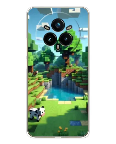 Чехол для Realme 14 Pro Plus с картинкой «Minecraft летний день» Чехол для Realme 14 Pro Plus с картинкой «Minecraft летний день»