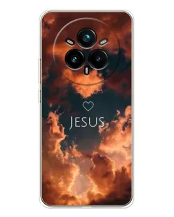 Чехол для Realme 14 Pro Plus с картинкой «Сияние Имени Jesus»