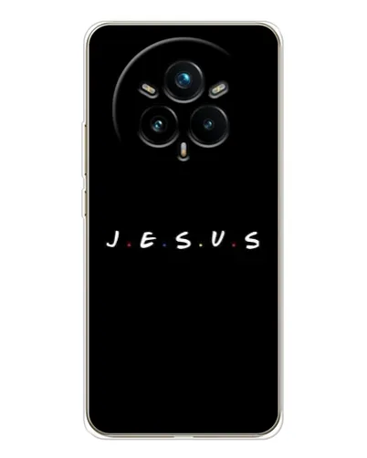 Чехол для Realme 14 Pro Plus с картинкой «Точки веры J.E.S.U.S.» Чехол для Realme 14 Pro Plus с картинкой «Точки веры J.E.S.U.S.»