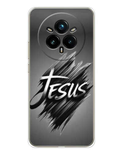 Чехол для Realme 14 Pro Plus с картинкой «Надпись Jesus Graffiti» Чехол для Realme 14 Pro Plus с картинкой «Надпись Jesus Graffiti»