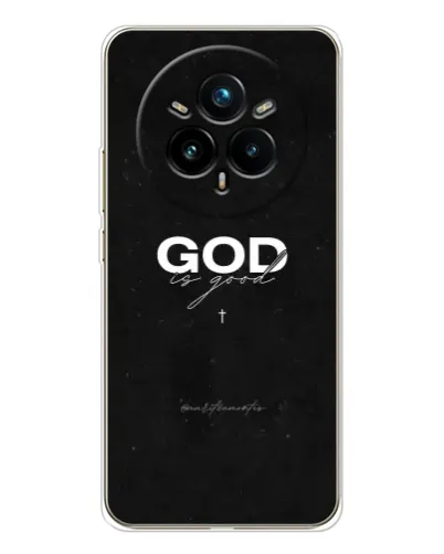 Чехол для Realme 14 Pro Plus с картинкой «GOD — Бог над всем» Чехол для Realme 14 Pro Plus с картинкой «GOD — Бог над всем»