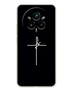Чехол для Realme 14 Pro Plus с картинкой «Тонкий крест» Чехол для Realme 14 Pro Plus с картинкой «Тонкий крест»