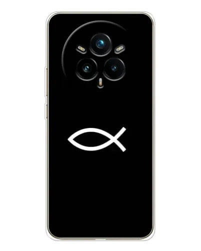 Чехол для Realme 14 Pro Plus с картинкой «Символ рыбы Jesus» Чехол для Realme 14 Pro Plus с картинкой «Символ рыбы Jesus»